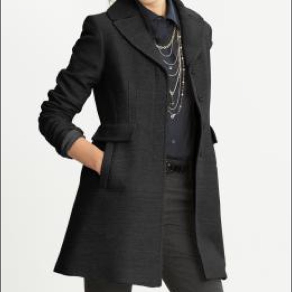 black textured coat
